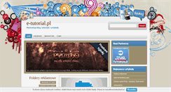 Desktop Screenshot of e-tutorial.pl